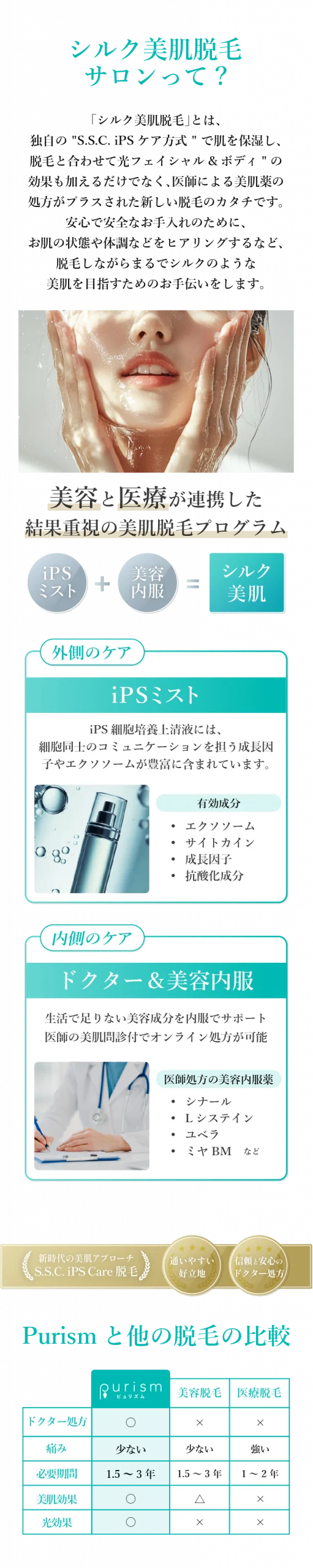 シルク美肌脱毛サロンって？美容と医療が連携した結果重視の美肌脱毛プログラム